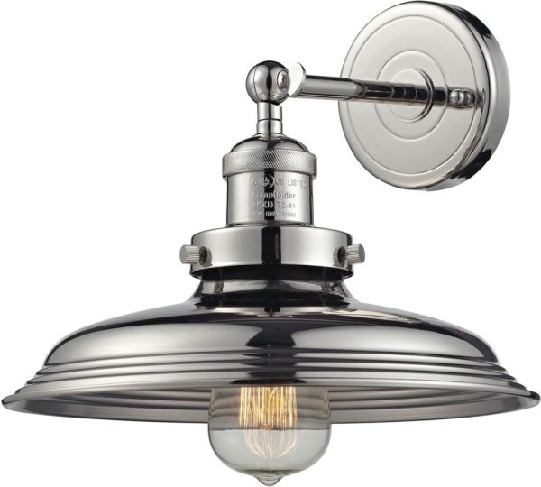 Newberry 1 Light Wall Sconce In Polished Nickel Hot on Sale