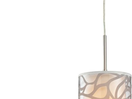 Autumn Breeze 1 Light Led Pendant In Brushed Nickel Fashion