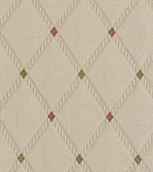 Beacon Hill Fabric 050049 Duo Diamond Peppermint Cheap