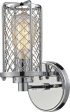 Brisbane 1 Light Wall Sconce In Polished Chrome For Cheap