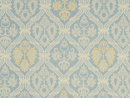 Beacon Hill Fabric 048277 Piacenza Light Teal Discount