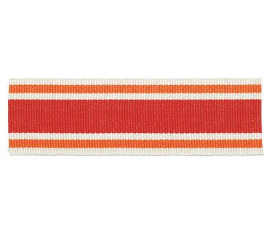 FSchumacher Fabric Trim 63132 Cabana Braid Coral For Sale