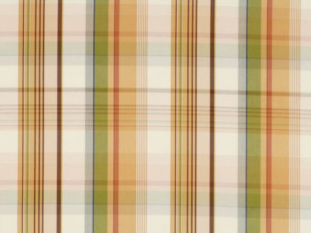 Beacon Hill Fabric 061118 Cohaset Plaid Tigerlily Discount