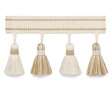 FSchumacher Fabric Trim 63084 Merida Tassel Fringe Sand Fashion