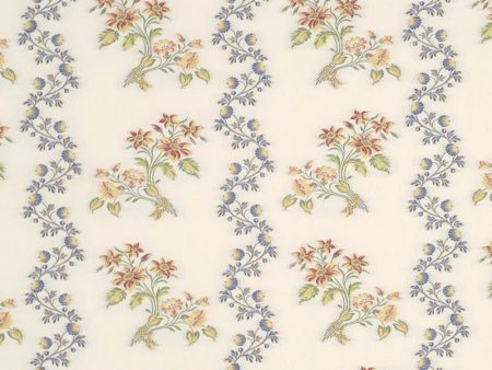 Beacon Hill Fabric 047208 French Floral Persimmon Online Sale