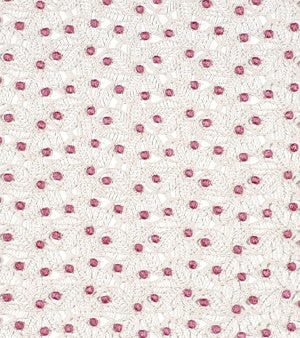 Beacon Hill Fabric 050089 Crochet Leaves Conch Shell on Sale