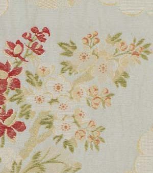 Beacon Hill Fabric 067464 French Bouquet Iced Celadon Cheap