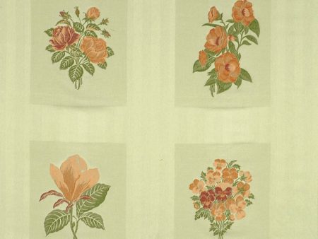 Beacon Hill Fabric 048666 Floral Vignett Mint Sale